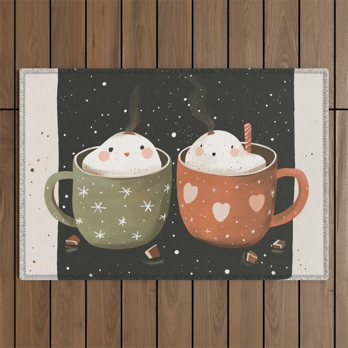 Mugs Of Joy Outdoor Rug Gallery Image 1
