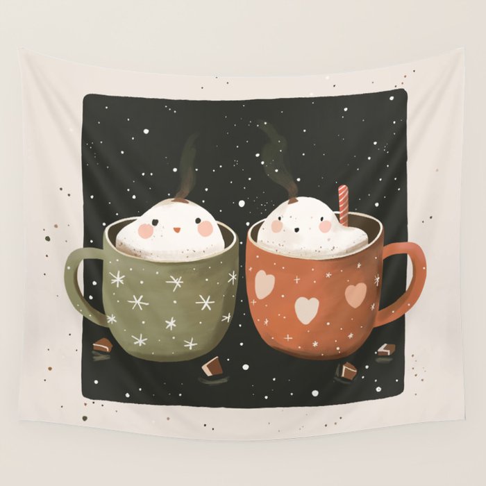 Mugs Of Joy Wall Tapestry Gallery Image 4
