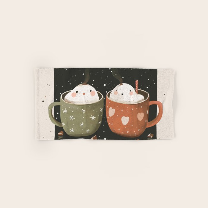 Mugs Of Joy Bath Towel Gallery Image 1