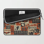 Vintage Halloween Patchwork Laptop Sleeve Gallery Image 2