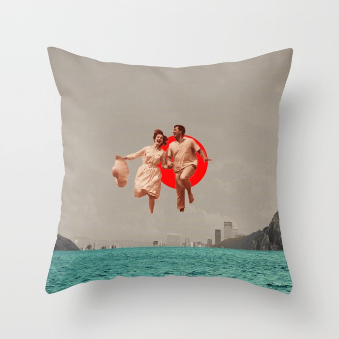 Don't Look Back Throw Pillow Gallery Image 1