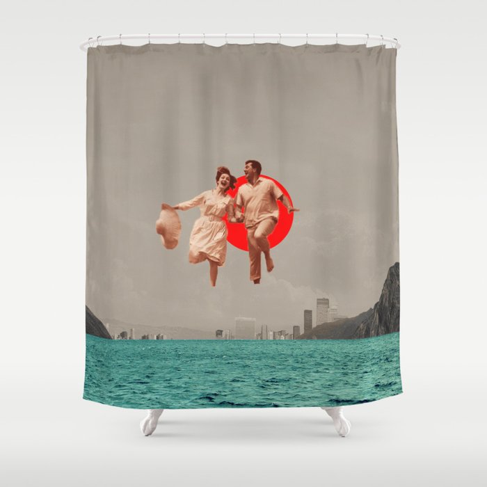 Don't Look Back Shower Curtain Gallery Image 1