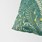 Woodland soil Morris style shining emerald Pillow Sham Gallery Image 4