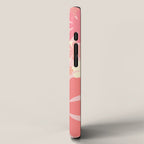 Pink Retro Flowers 60s 70s Floral Pattern in Blush iPhone Case Gallery Image 2