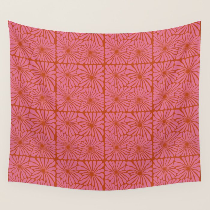 Blooming Bold pattern Wall Tapestry Gallery Image 1