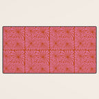 Blooming Bold pattern Desk Mat Gallery Image 3