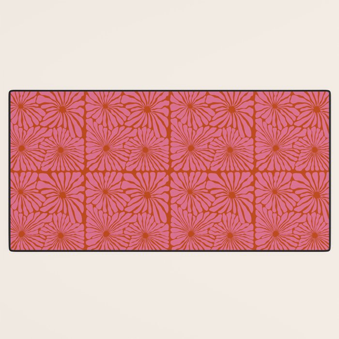 Blooming Bold pattern Desk Mat Gallery Image 3