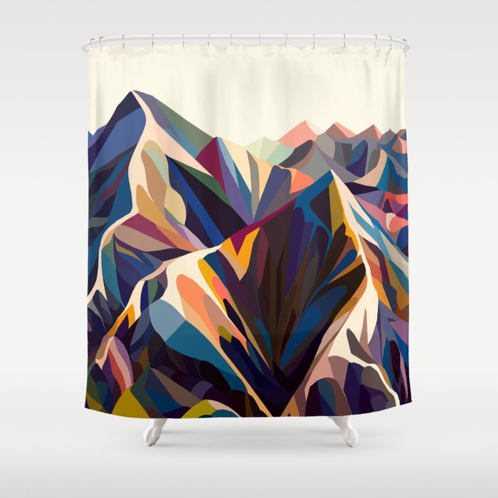 Mountains original Shower Curtain Gallery Image 1