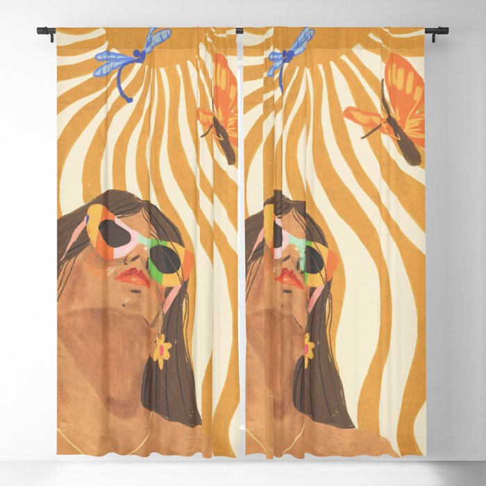 Sun woman Window Curtain Gallery Image 5