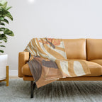Sun woman Throw Blanket Gallery Image 1