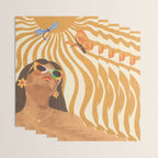 Sun woman Wrapping Paper Gallery Image 3
