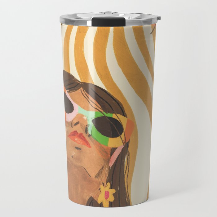 Sun woman Travel Mug Gallery Image 1