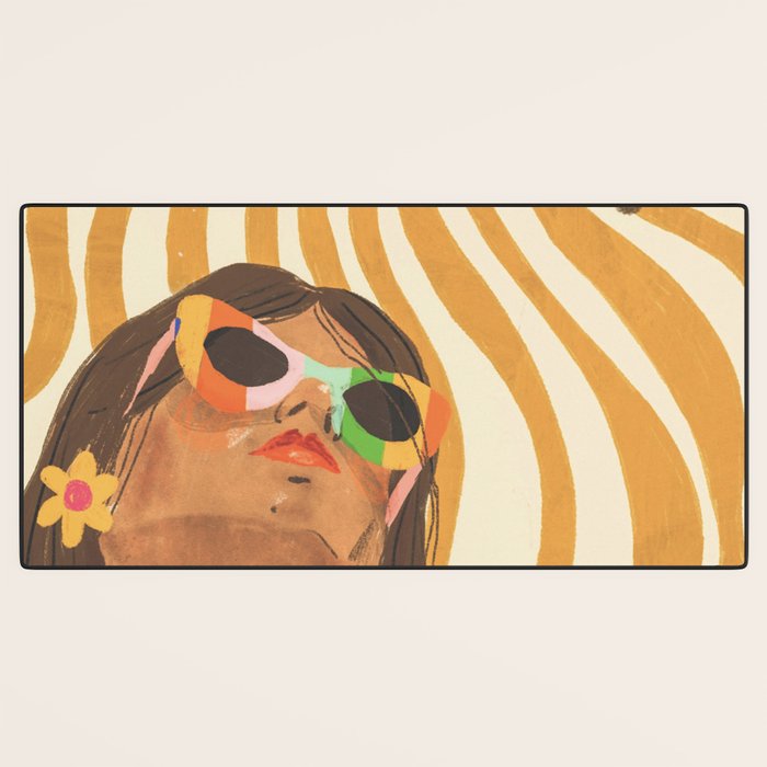 Sun woman Desk Mat Gallery Image 3