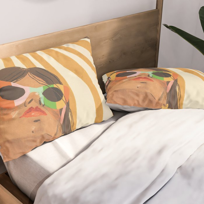 Sun woman Pillow Sham Gallery Image 2