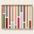 Mid Century Modern Stripes Serving Tray Gallery Image 1