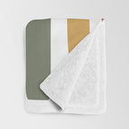 Mid Century Modern Stripes Throw Blanket Gallery Image 3