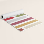 Mid Century Modern Stripes Yoga Mat Gallery Image 2