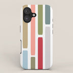 Mid Century Modern Stripes iPhone Case Gallery Image 1