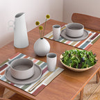 Mid Century Modern Stripes Placemat Gallery Image 2