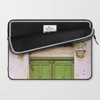 Havana Door - Cuba Travel, Architecture Photography Laptop Sleeve Gallery Image 2