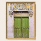 Havana Door - Cuba Travel, Architecture Photography Serving Tray Gallery Image 1