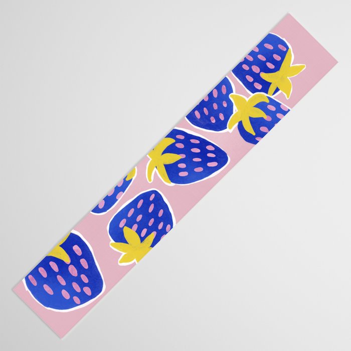 Blue Strawberries Table Runner Gallery Image 3