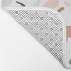 Terrazzo marble pattern Bath Mat Gallery Image 2