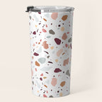 Terrazzo marble pattern Travel Mug Gallery Image 3