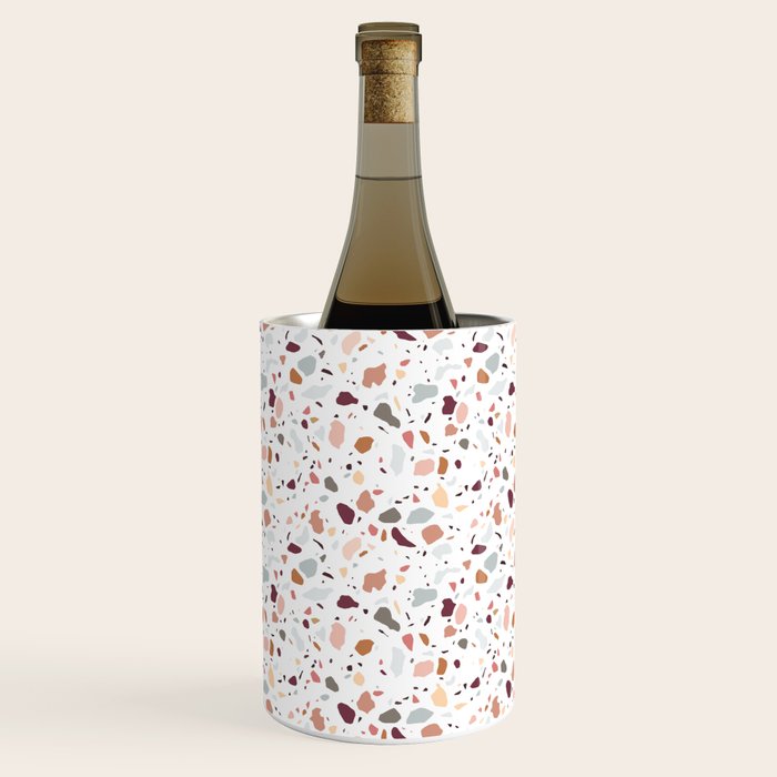 Terrazzo marble pattern Wine Chiller Gallery Image 3