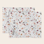 Terrazzo marble pattern Placemat Gallery Image 1