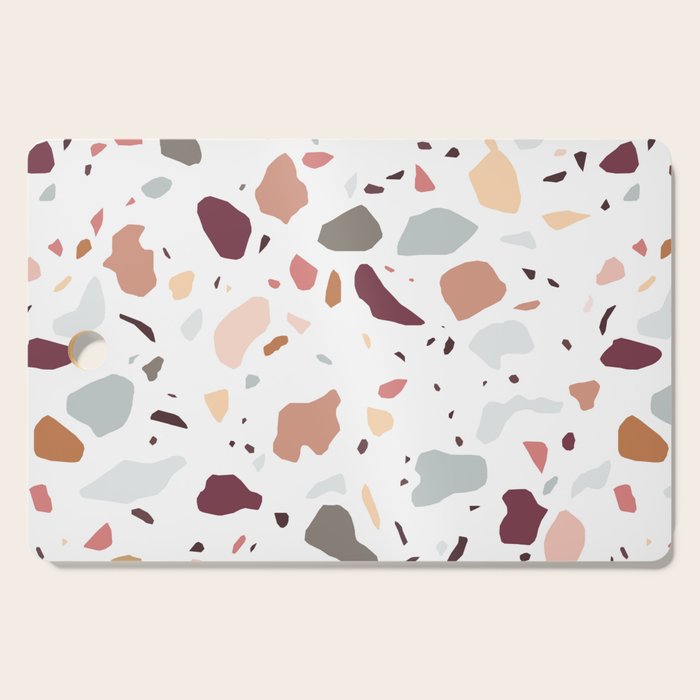 Terrazzo marble pattern Cutting Board Gallery Image 1