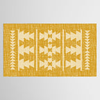 Southwestern Pattern 136 Yellow Tablecloth Gallery Image 2