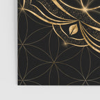 Seed of life in Lotus - Sacred Geometry Poster Gallery Image 3