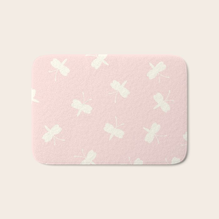 Dream Pink Butterfly Bath Mat Gallery Image 1