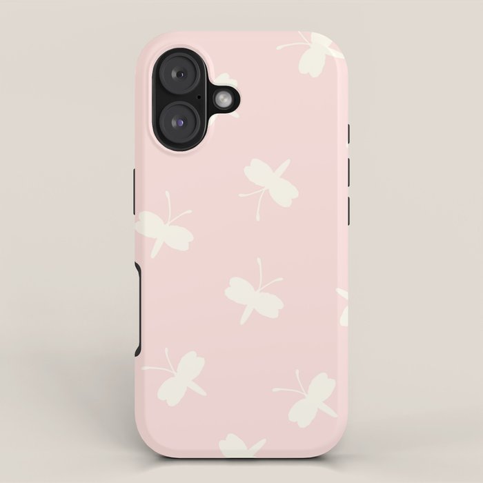 Dream Pink Butterfly iPhone Case Gallery Image 1