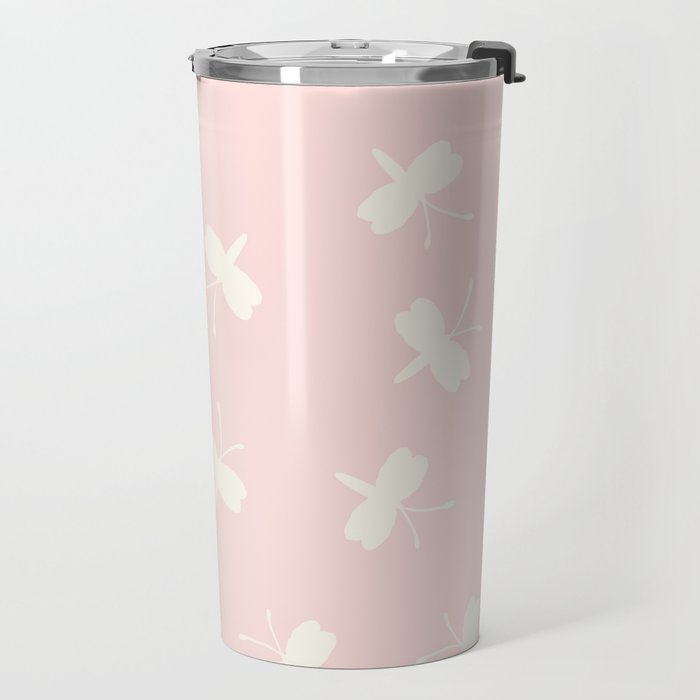 Dream Pink Butterfly Travel Mug Gallery Image 2