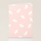 Dream Pink Butterfly Stationery Card Gallery Image 2