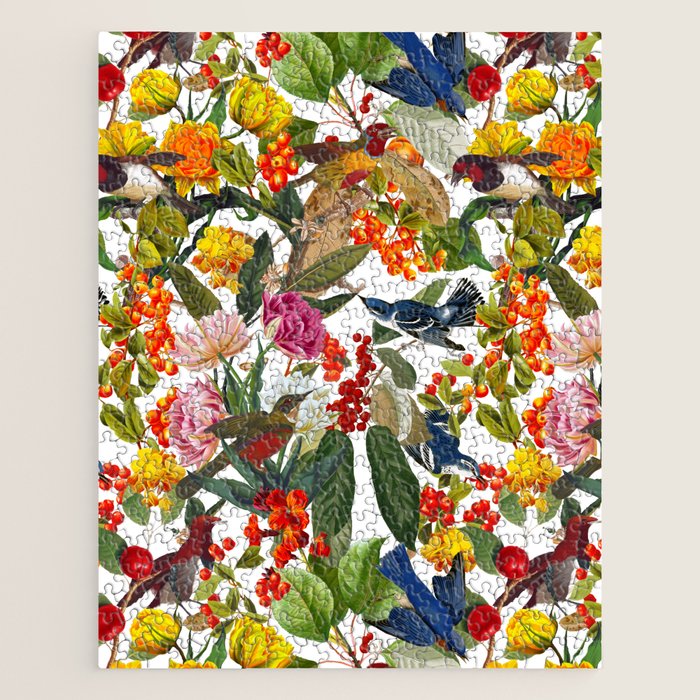 Floral and Birds XLVI Jigsaw Puzzle Gallery Image 1