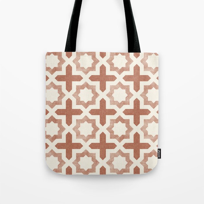 river stars - multi terracotta Tote Bag Gallery Image 1