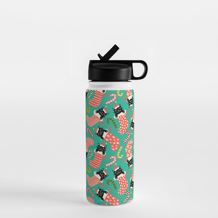 Festive Felines Water Bottle Gallery Image 1