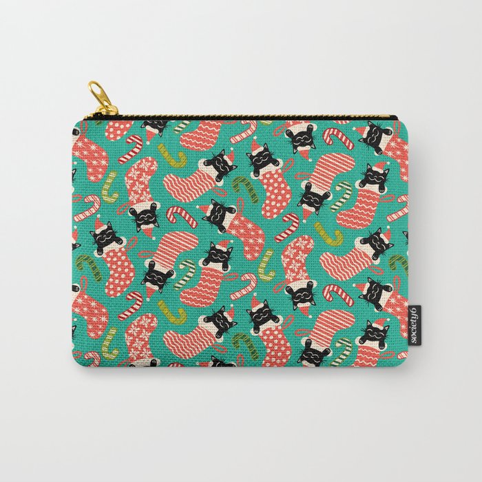 Festive Felines Carry All Pouch Gallery Image 1