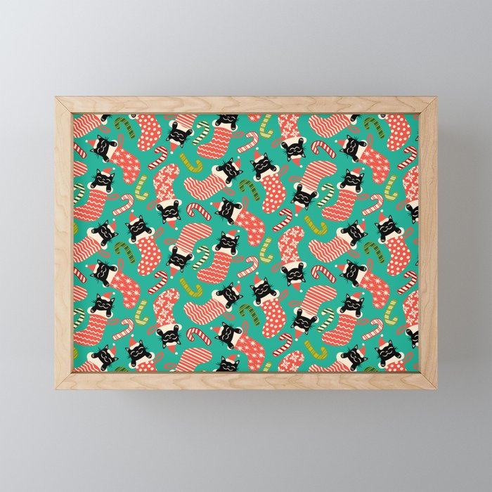 Festive Felines Mini Art Print Gallery Image 1