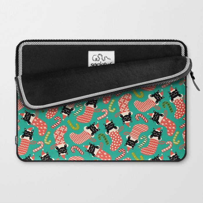 Festive Felines Laptop Sleeve Gallery Image 2