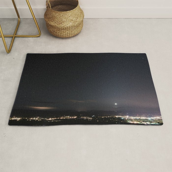 Arizona Desert Night Sky Stars Rug Gallery Image 1