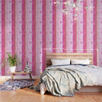 Modern abstract blush pink watercolor paint pattern Wallpaper Gallery Image 3
