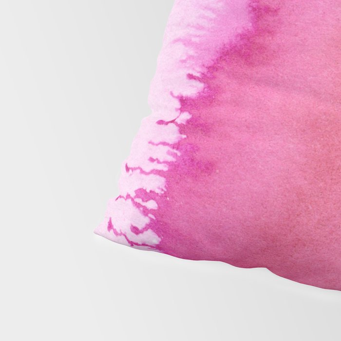 Modern abstract blush pink watercolor paint pattern Pillow Sham Gallery Image 4
