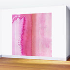 Modern abstract blush pink watercolor paint pattern Wall Mural Gallery Image 2