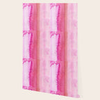 Modern abstract blush pink watercolor paint pattern Wallpaper Gallery Image 2