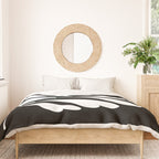 Love Palm Branch In Black  Duvet Cover Gallery Image 3