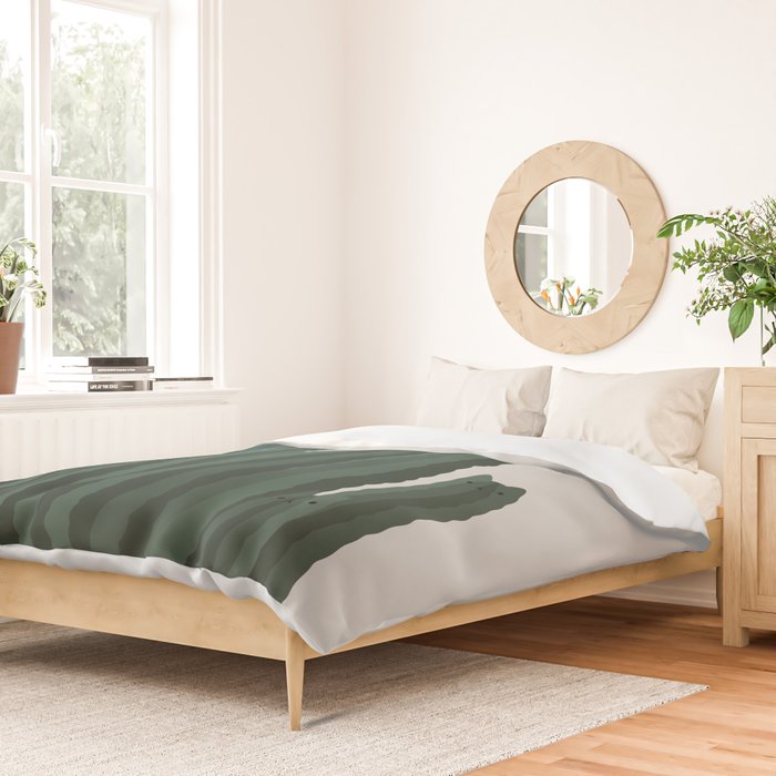 Cat and Plant 31 Duvet Cover Gallery Image 2